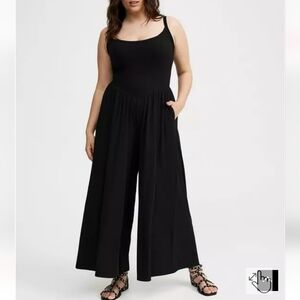 🆕️🖤 3X TORRID WIDE LEG JUMPSUIT - RIBBED🖤
